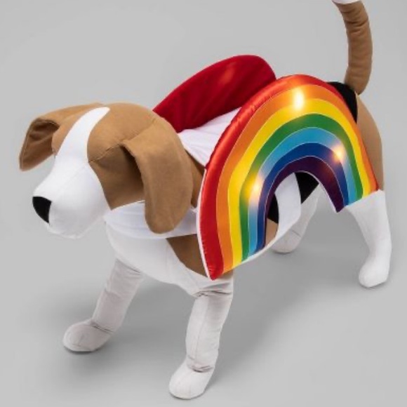 NEW LED Rainbow Soft Brights Dog and Cat Costume Hyde & EEK! Boutique size Large - Picture 5 of 14